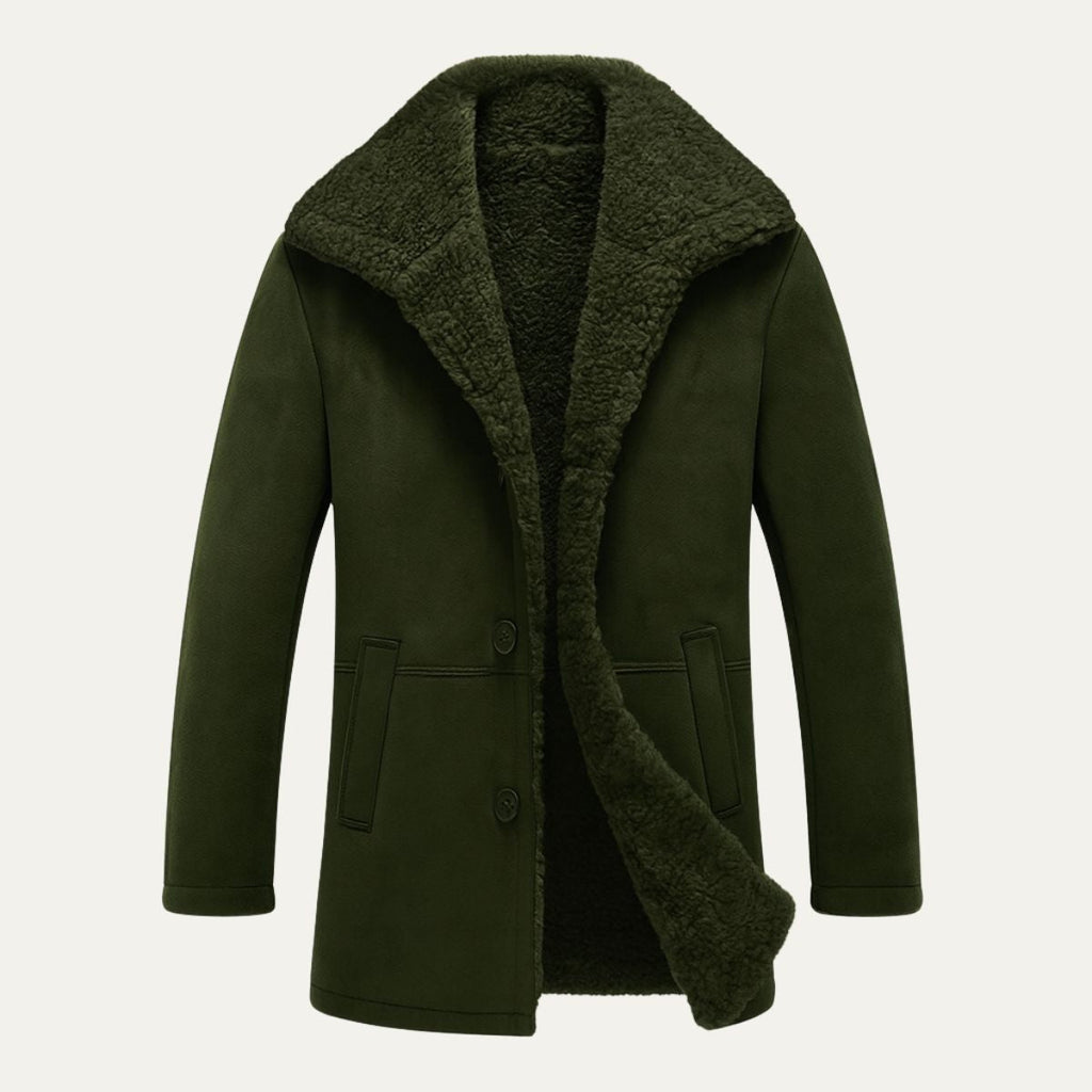 Hugo – Shearling-Collar Mens Winter Coat