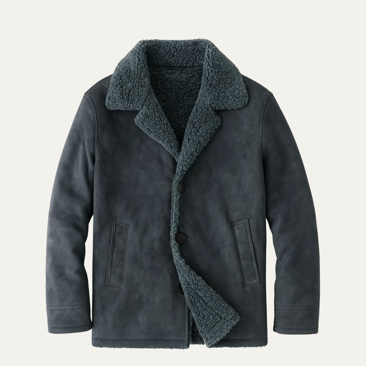 Hugo – Shearling-Collar Mens Winter Coat