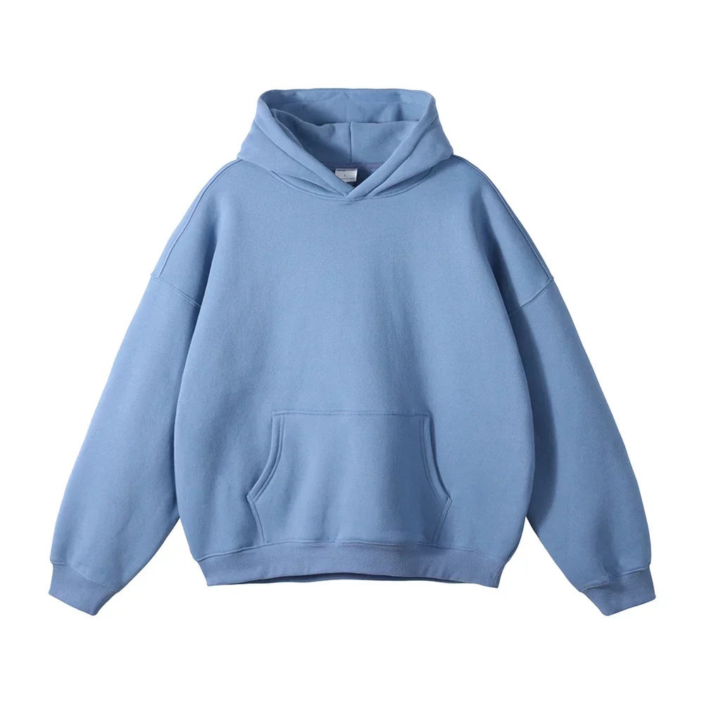 Unisex hoodie with a relaxed fit and a kangaroo pocket - J&B; - 5 - London-stylehouse.com