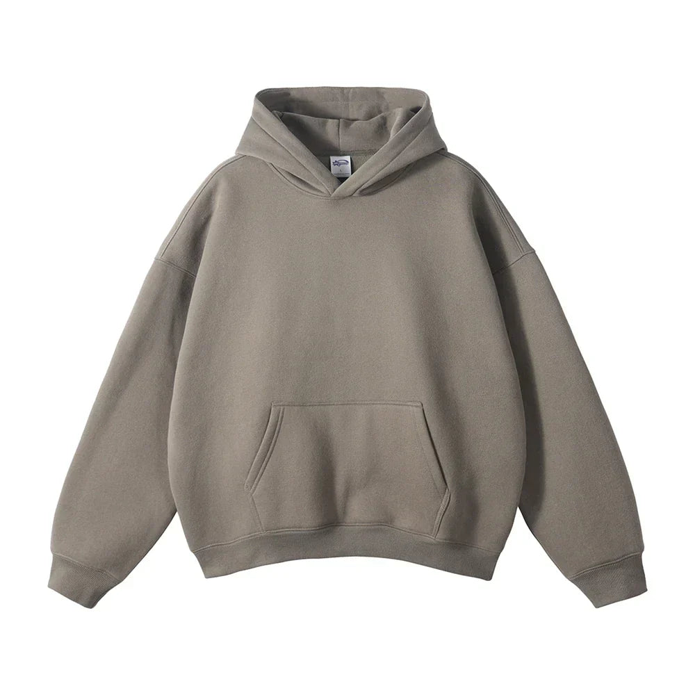 Unisex hoodie with a relaxed fit and a kangaroo pocket - J&B; - 4 - London-stylehouse.com