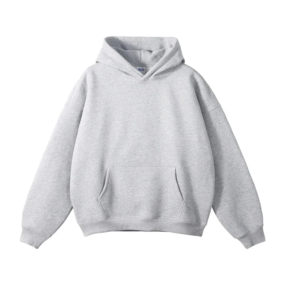 Unisex hoodie with a relaxed fit and a kangaroo pocket - J&B; - 3 - London-stylehouse.com