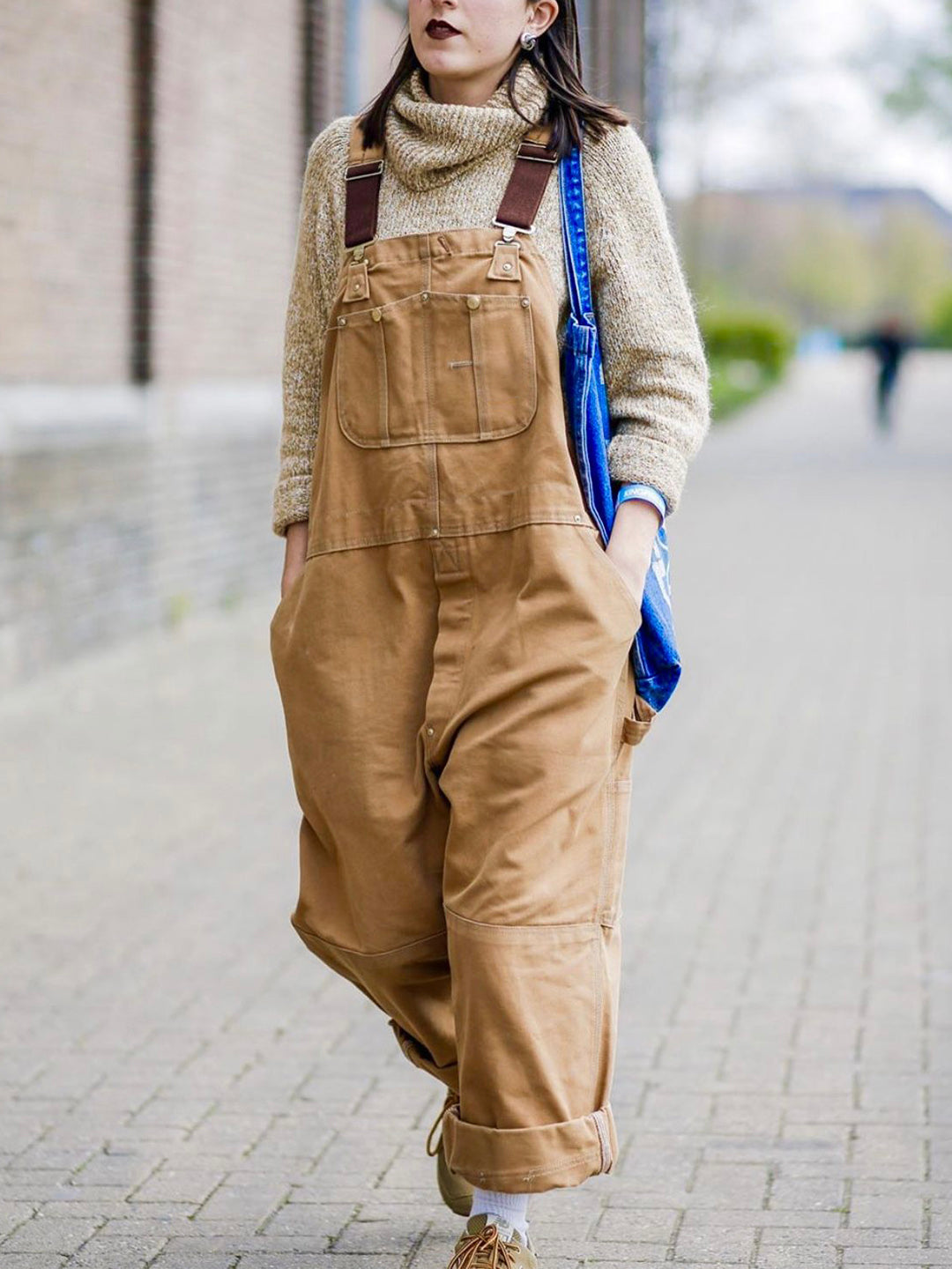 Grace – Relaxed Utility Dungarees Womenswear