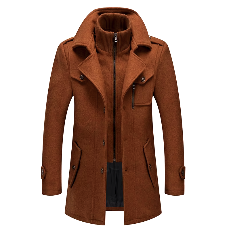 Men’s utility jacket with a structured fit and zip fastening - J&B; - 3 - London-stylehouse.com