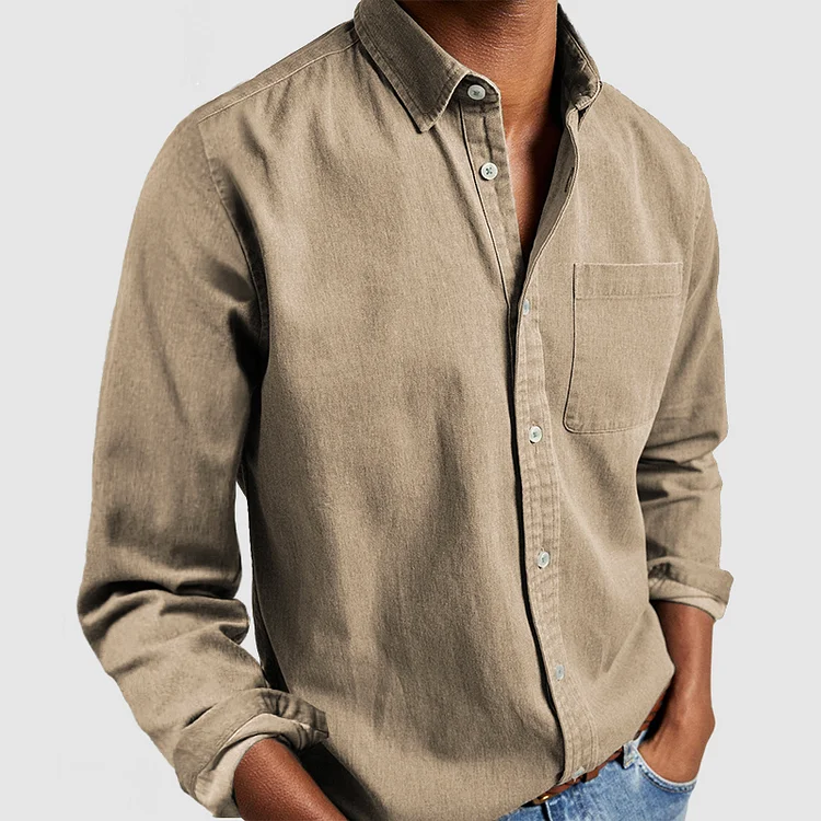 Armin – Men’s Casual Button-Up Shirt - Image 2
