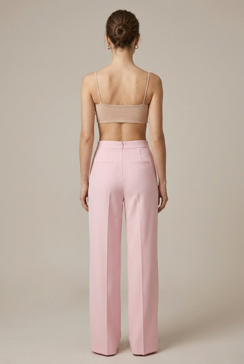 Two-piece set comprising a ladies’ blazer and trousers with feather trim - J&B; - 6 - London-stylehouse.com