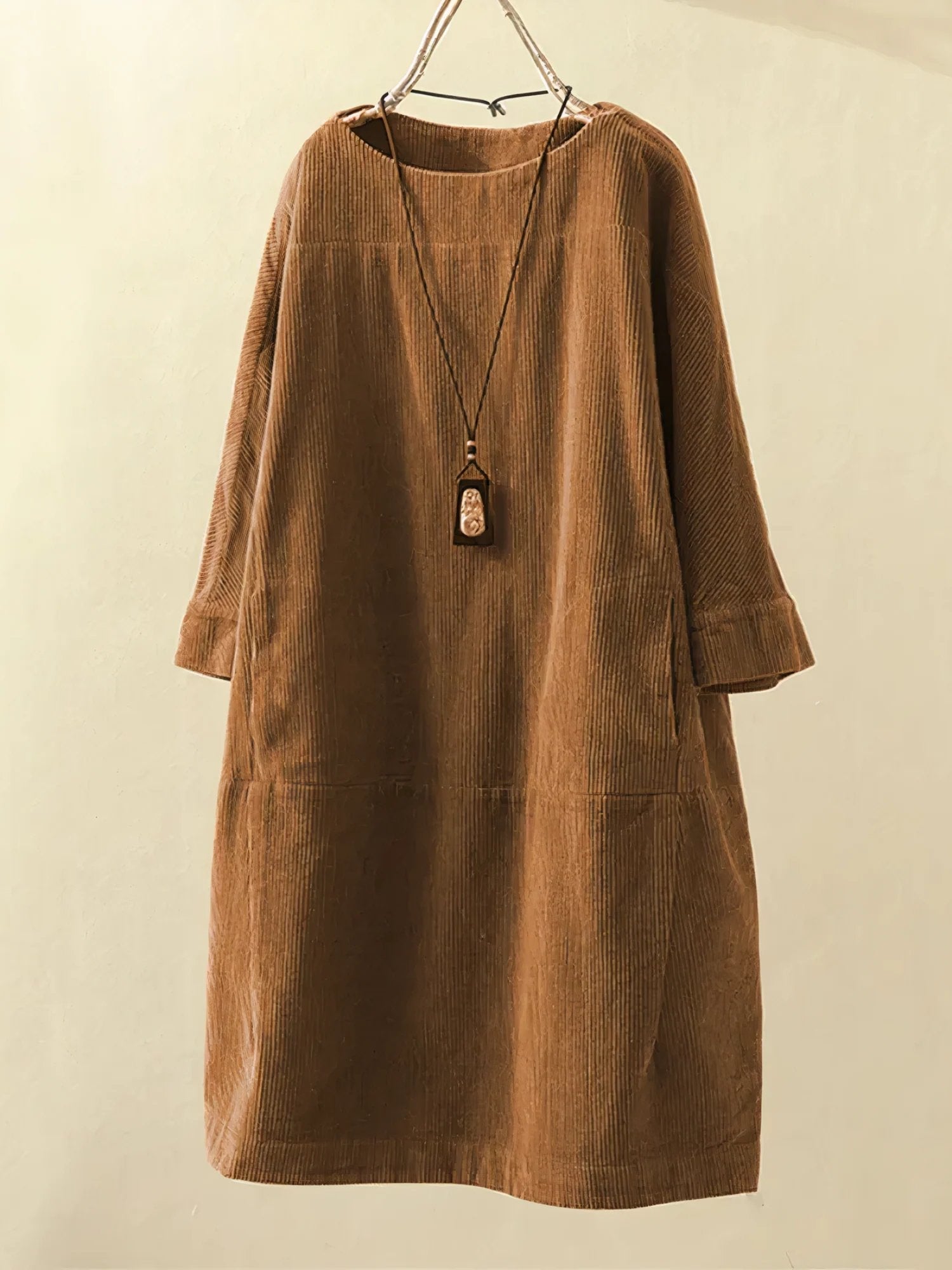 Kirsten – Women Casual Corduroy Dress - Image 14