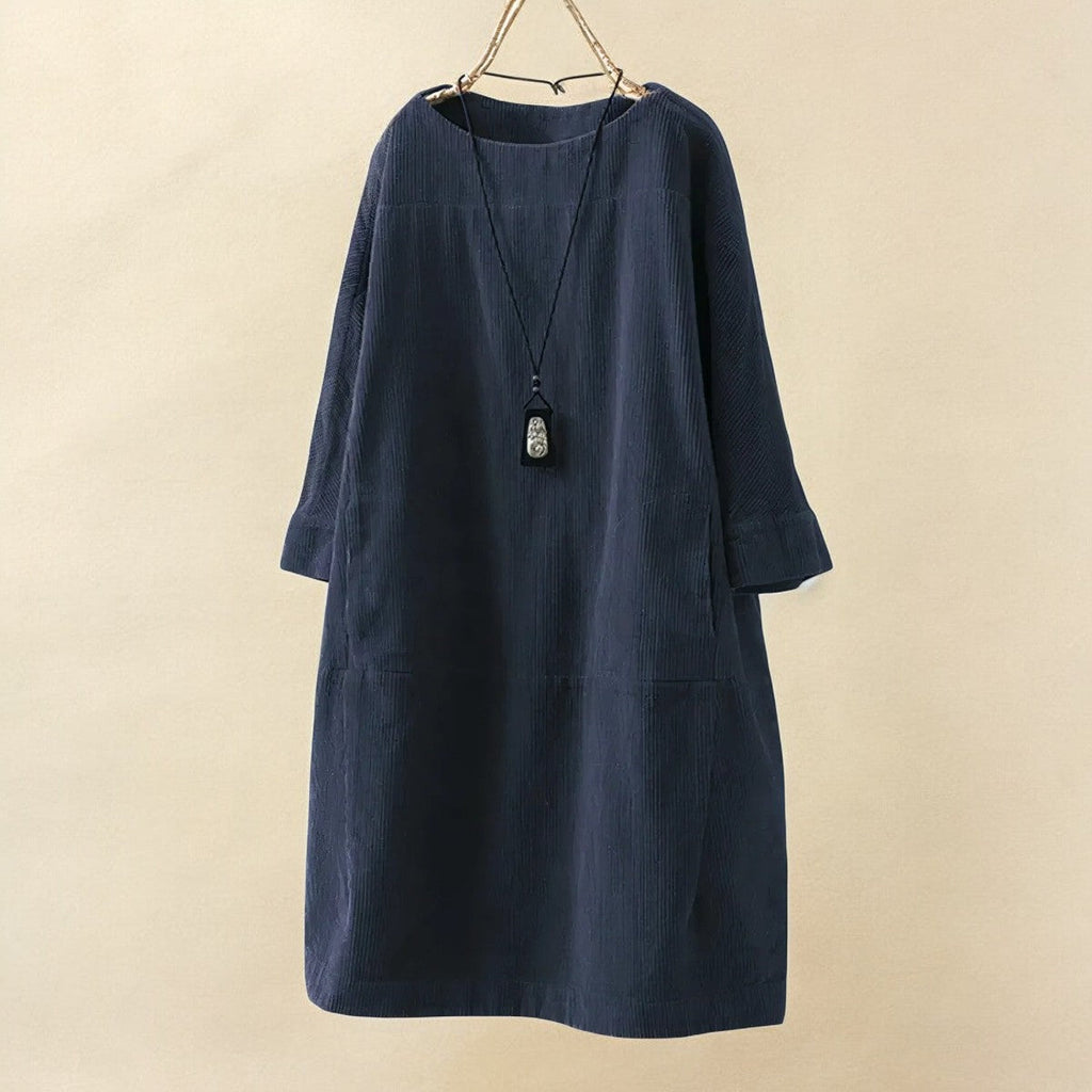 Kirsten – Women Casual Corduroy Dress - Image 8
