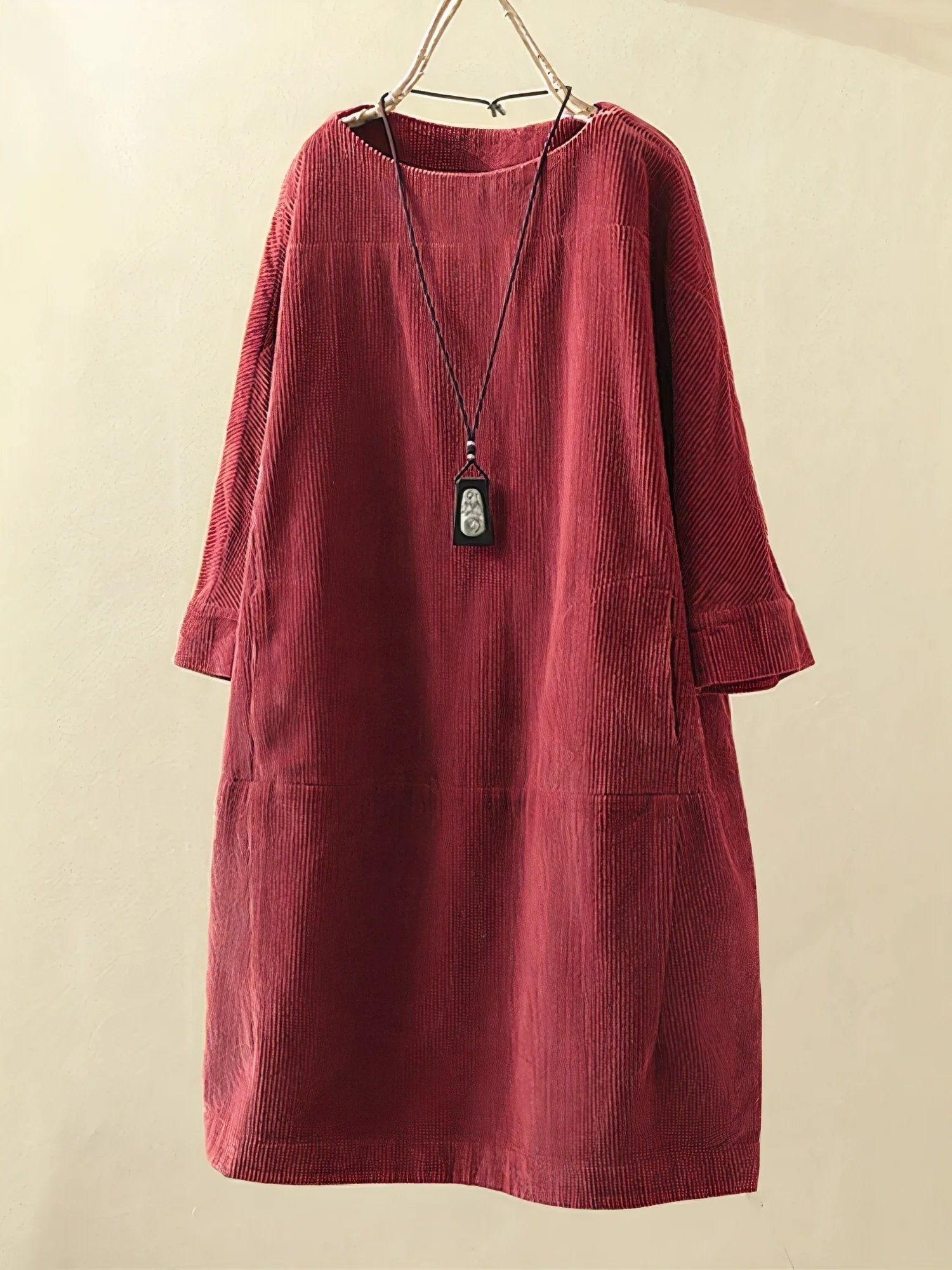 Kirsten – Women Casual Corduroy Dress - Image 11