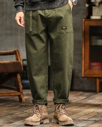 Samuel – Men's Rugged Cargo Trousers with Pocket Panels - Image 1