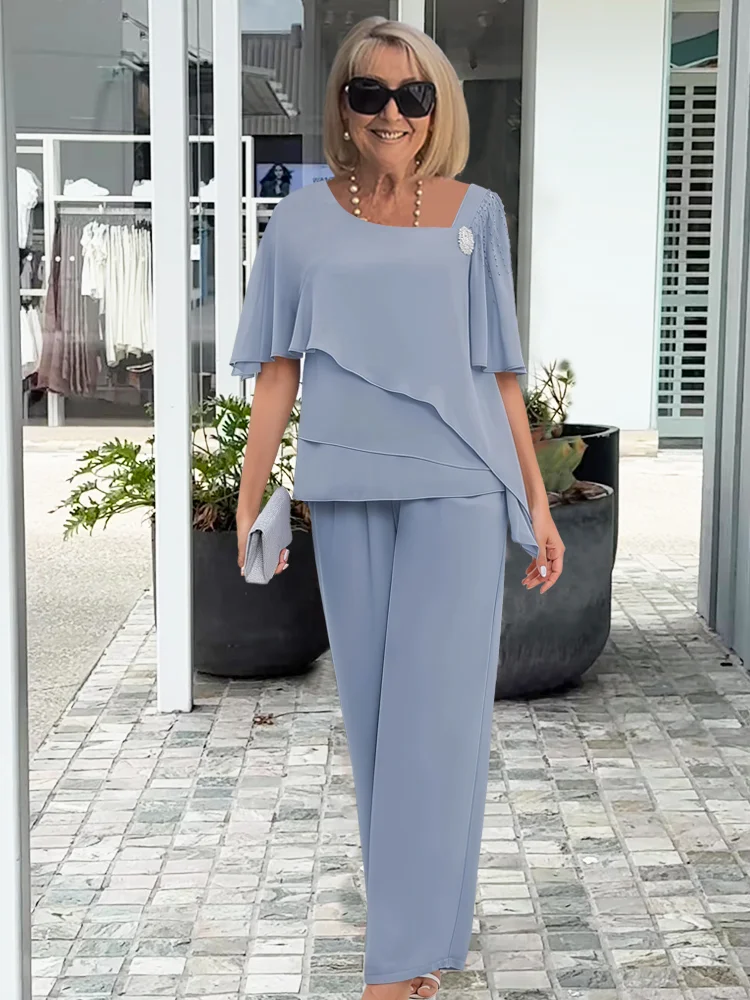 Lina – Women Elegant Layered Evening Outfit - Image 1