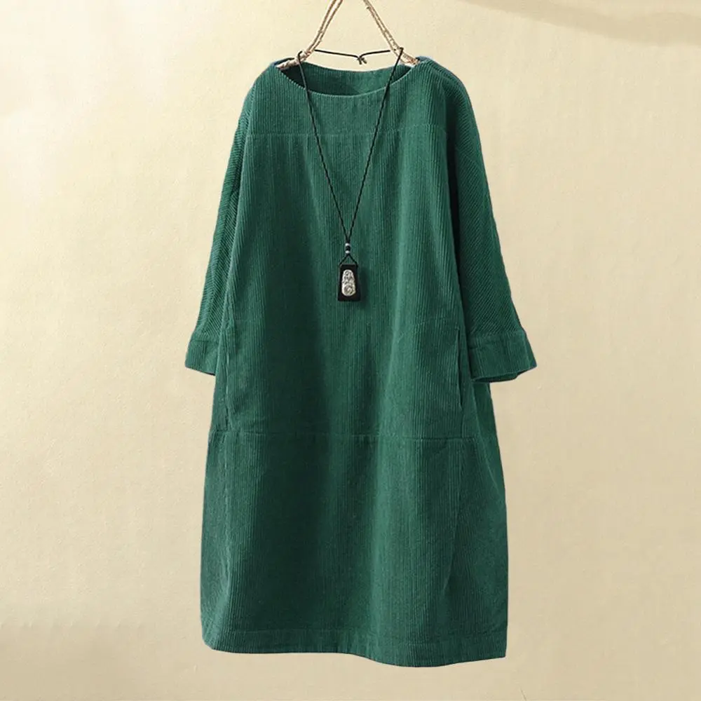 Ingrid – Effortless corduroy Dress for Women - Image 6