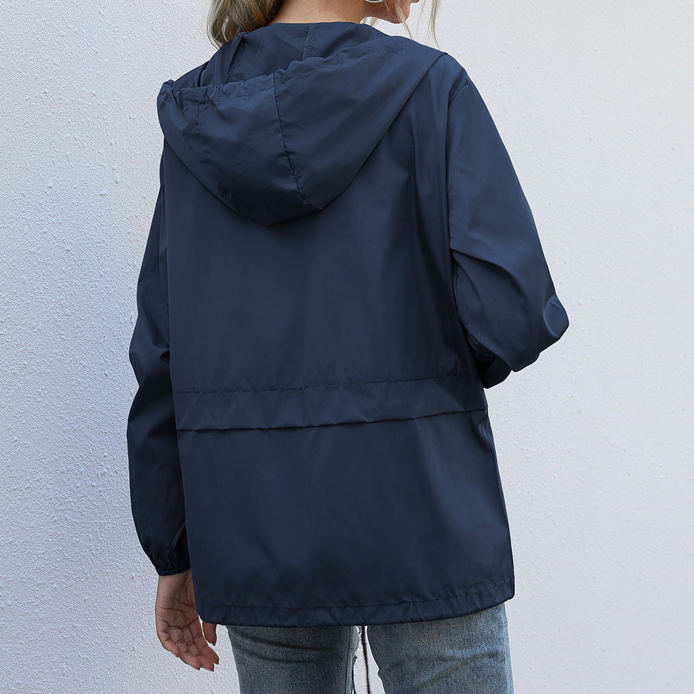 Lightweight women’s jacket with a hood and a relaxed fit - J&B; - 7 - London-stylehouse.com