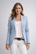 Women’s tailored-fit blazer with a drooping lapel - J&B; - 1 - London-stylehouse.com