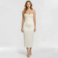 Brigitte – Elegant strapless fitted corset midi dress for Women - Image 1