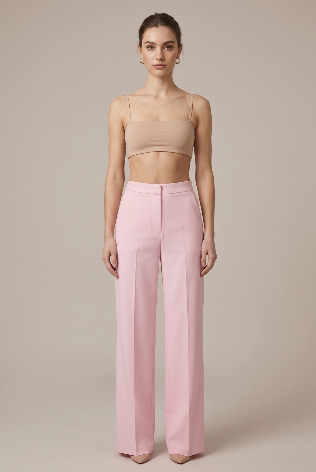 Two-piece set comprising a ladies’ blazer and trousers with feather trim - J&B; - 2 - London-stylehouse.com