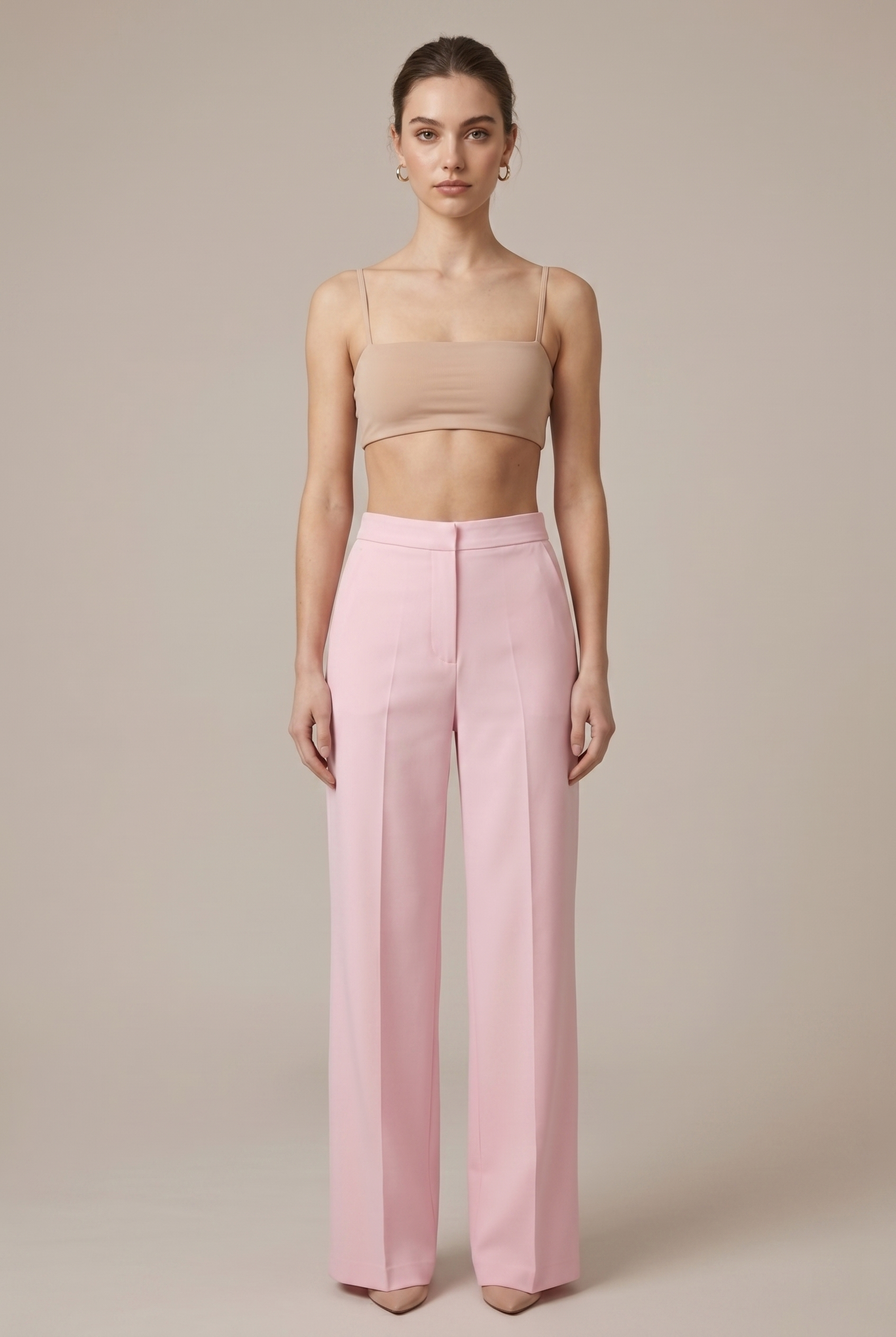 Two-piece set comprising a ladies’ blazer and trousers with feather trim - J&B; - 2 - London-stylehouse.com