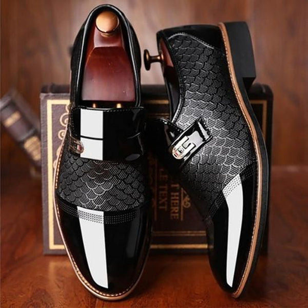Oskar stylish formal shoes in black
