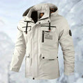 Waterproof men’s jacket with a hood and practical pockets - J&B; - 1 - London-stylehouse.com