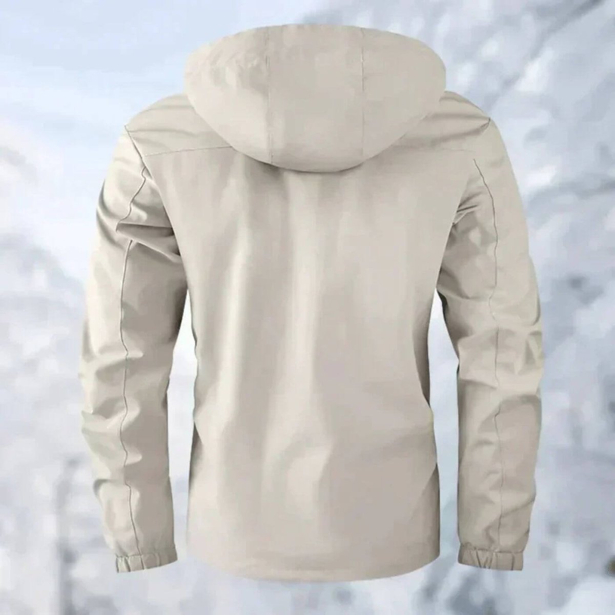 Waterproof men’s jacket with a hood and practical pockets - J&B; - 5 - London-stylehouse.com