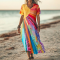 Stefanie – Bohemian Sun Design Dress