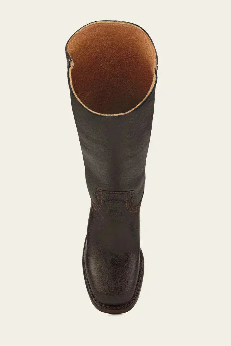 Women's knee-high boots with block heel and elegant design | L&S - 9 - London-stylehouse.com