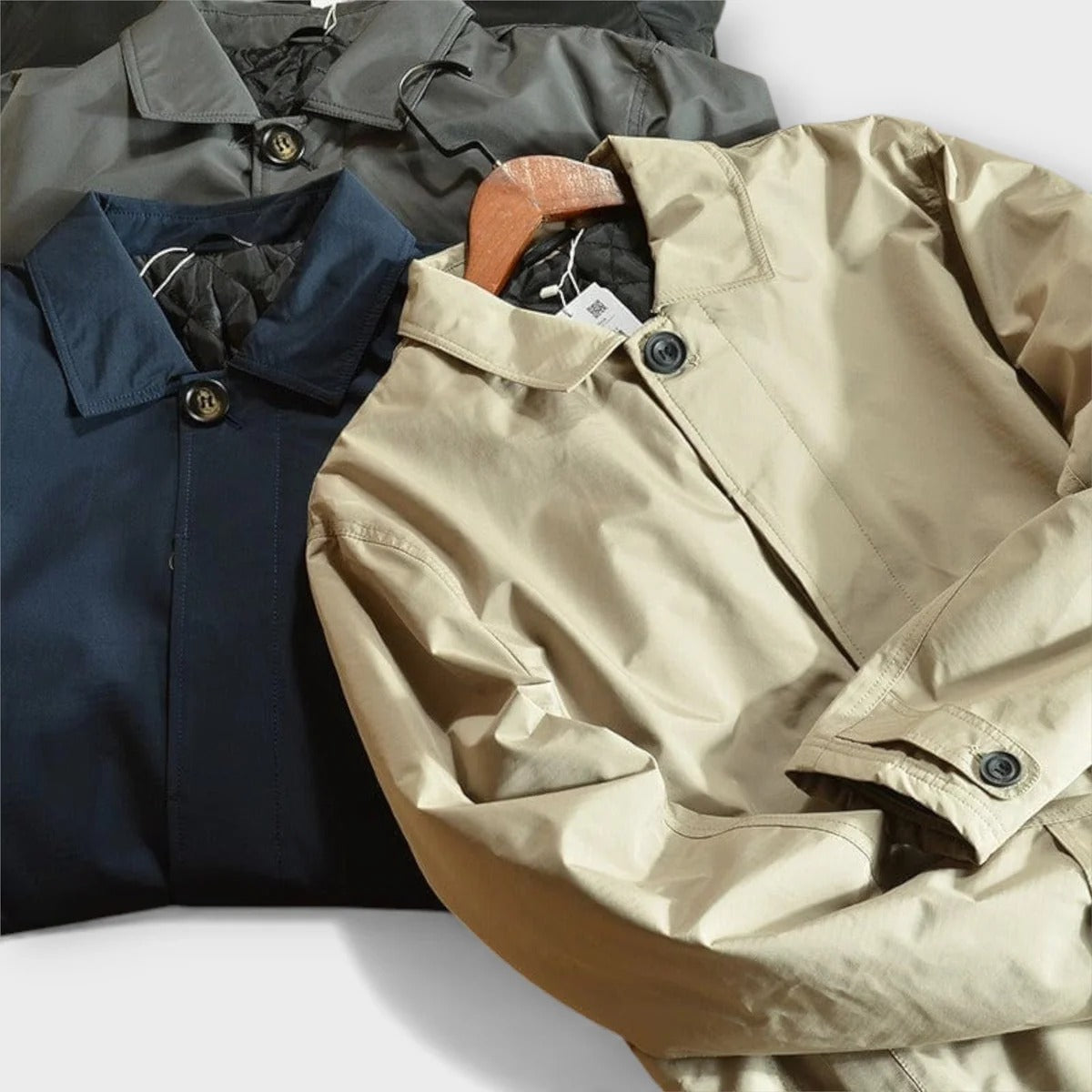 Men's Jacket | Tailored Fit with Button Fastening | L&S - 7 - London-stylehouse.com