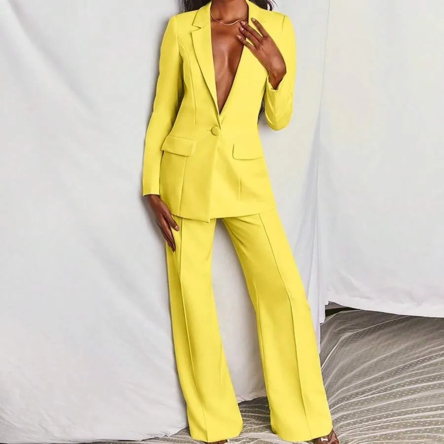 Sophia – Tailored Two-Piece Suit Set for Women