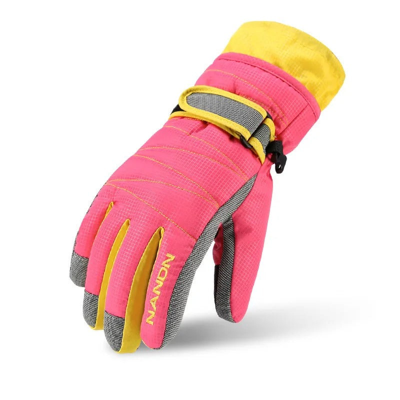 Men's Winter Gloves with Adjustable Fastening - 1 - London-stylehouse.com