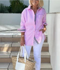 Julia – Stylish Striped Blouse for Women