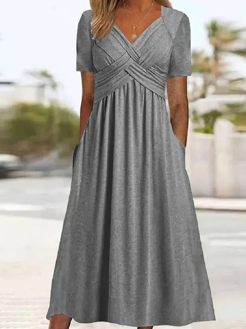 Annemarie – Elegant Tummy Coverage Dress for Women