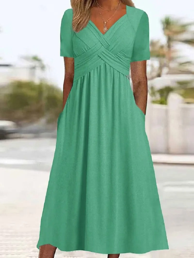 Annemarie – Elegant Tummy Coverage Dress for Women