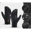 Men's Functional Winter Gloves with Touchscreen Capability - 2 - London-stylehouse.com