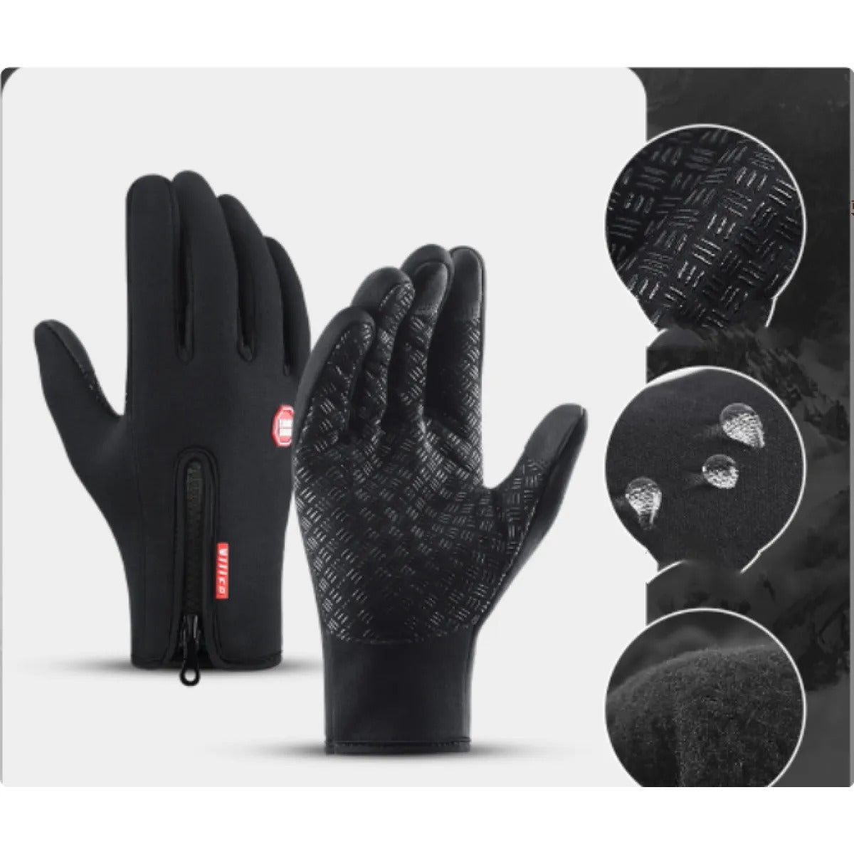 Men's Functional Winter Gloves with Touchscreen Capability - 2 - London-stylehouse.com