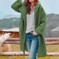 Women's Coat with Hood and Button Closure | L&S