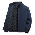 Men's Bomber Jacket with Modern Cut and Warm Lining | L&S - 1 - London-stylehouse.com