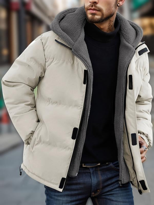 Men's Hooded Quilted Jacket with Relaxed Fit | L&S - 1 - London-stylehouse.com