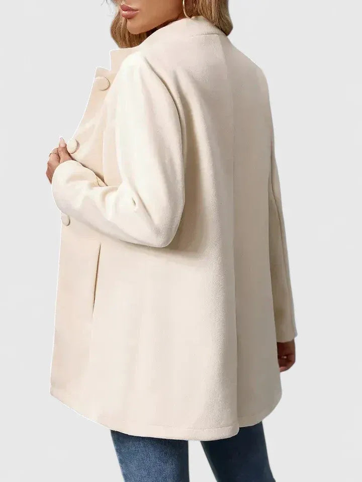 Women's Jacket in Fitted Cut with Button Fastening | L&S - 4 - London-stylehouse.com