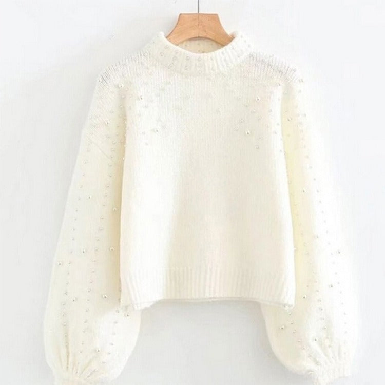 Lieselotte – Women Pearl Detail Sweater