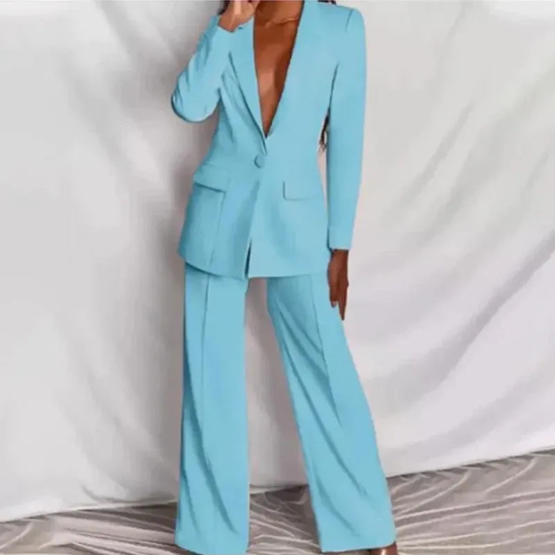 Sophia – Tailored Two-Piece Suit Set for Women