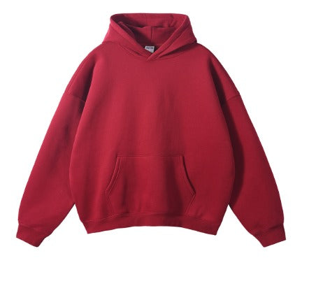 Unisex hoodie with a relaxed fit and a kangaroo pocket | L&S