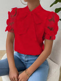 Erika – Women’s Elegant Puff Sleeve Blouse