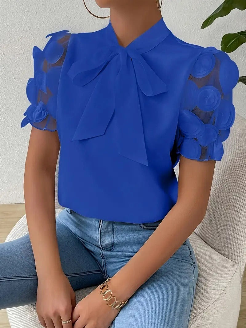 Erika – Women’s Elegant Puff Sleeve Blouse