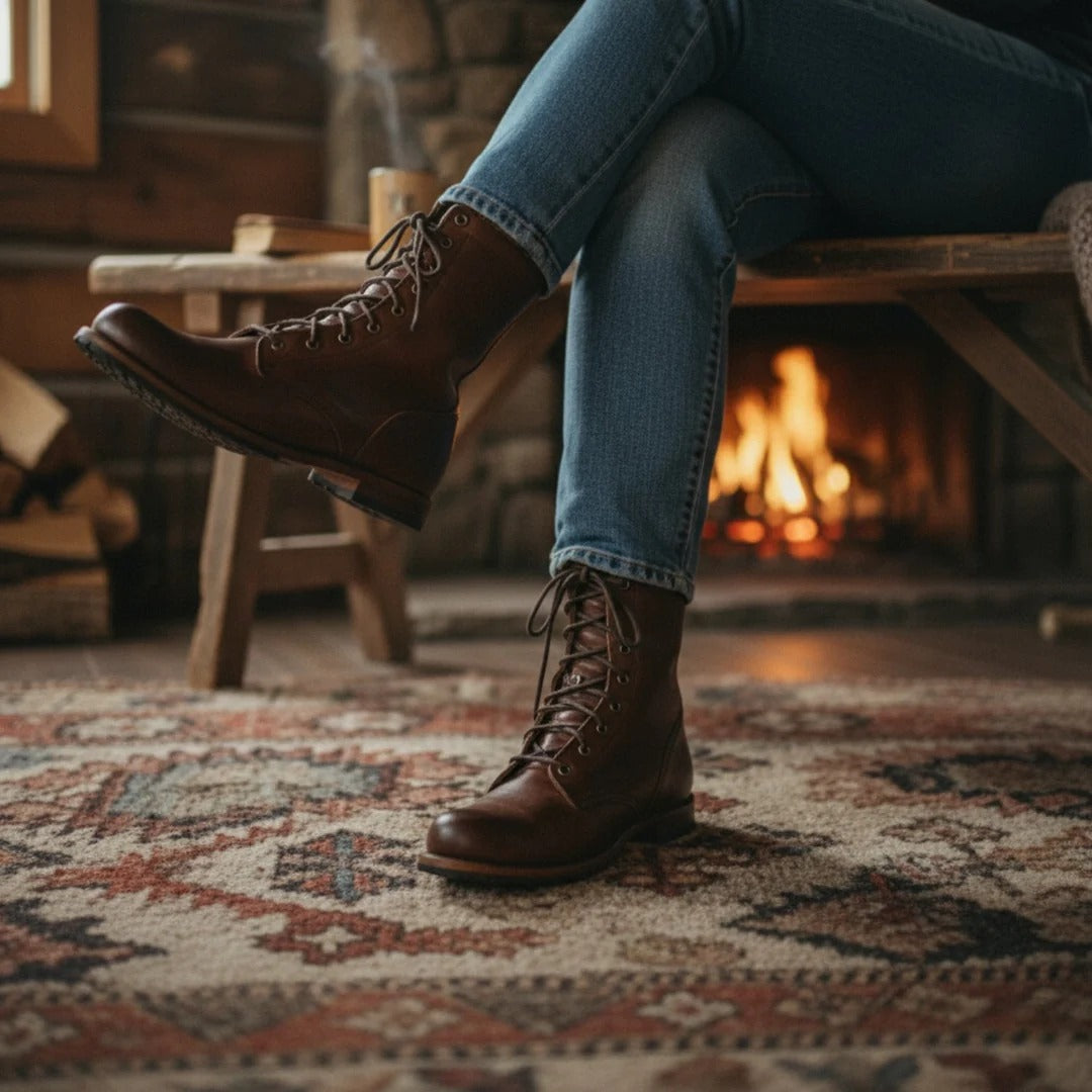 Men's Boots with Cosy Lining and Sturdy Sole | L&S - 5 - London-stylehouse.com