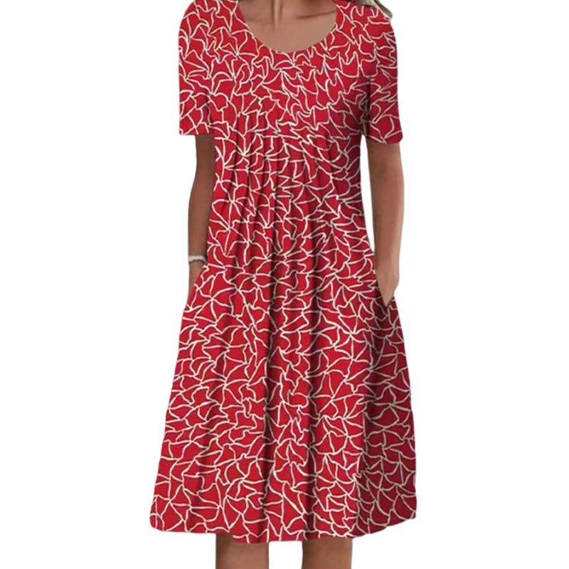 Emily – Floral Print Midi Dress - Image 6