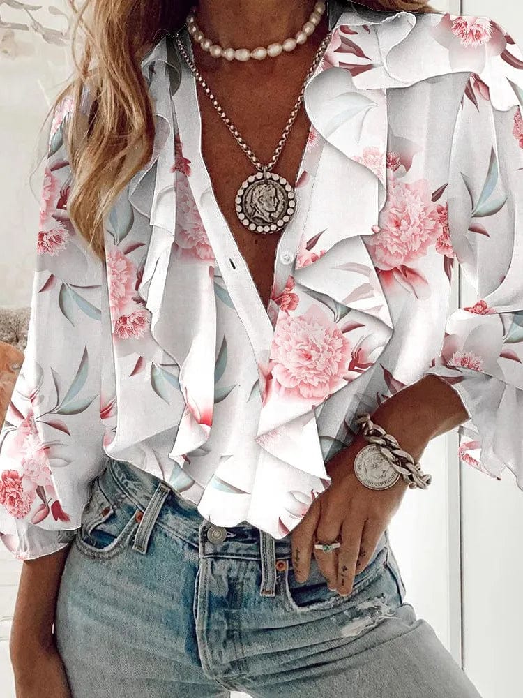 Clara – Ruffled Elegance Blouse - Image 7