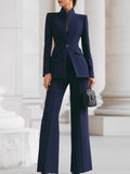 Women’s outfit featuring a fitted blazer and a loose fit - J&B; - 1 - London-stylehouse.com
