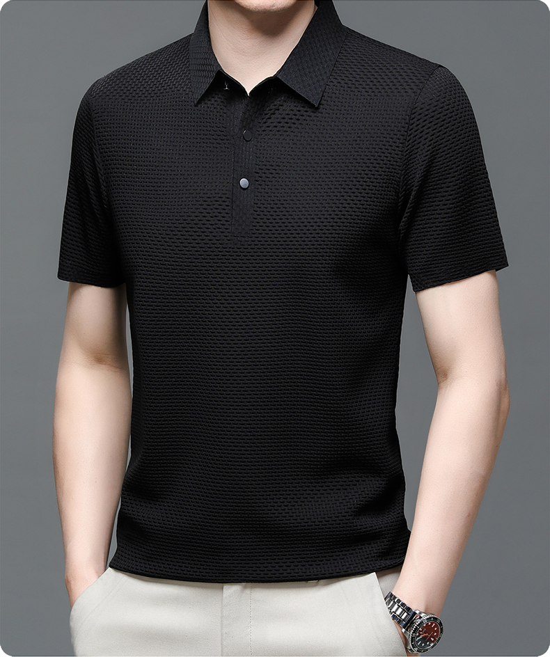 Stefan – Textured Button-Up Shirt for Men - Image 9
