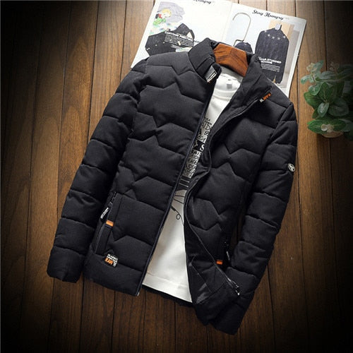 Quilted men’s jacket in a slim-fit cut with a zip - J&B; - 3 - London-stylehouse.com