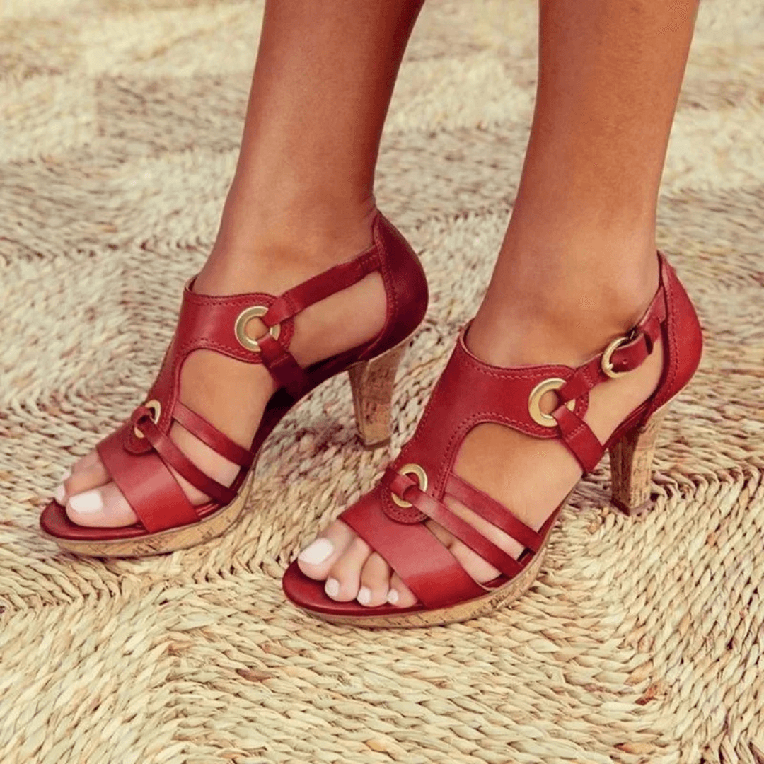 Kerstin – Women Open Toe Heeled Sandals - Image 1