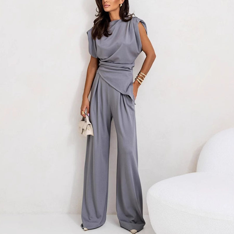 Elvira – Women Stylish Draped Jumpsuit - Image 6